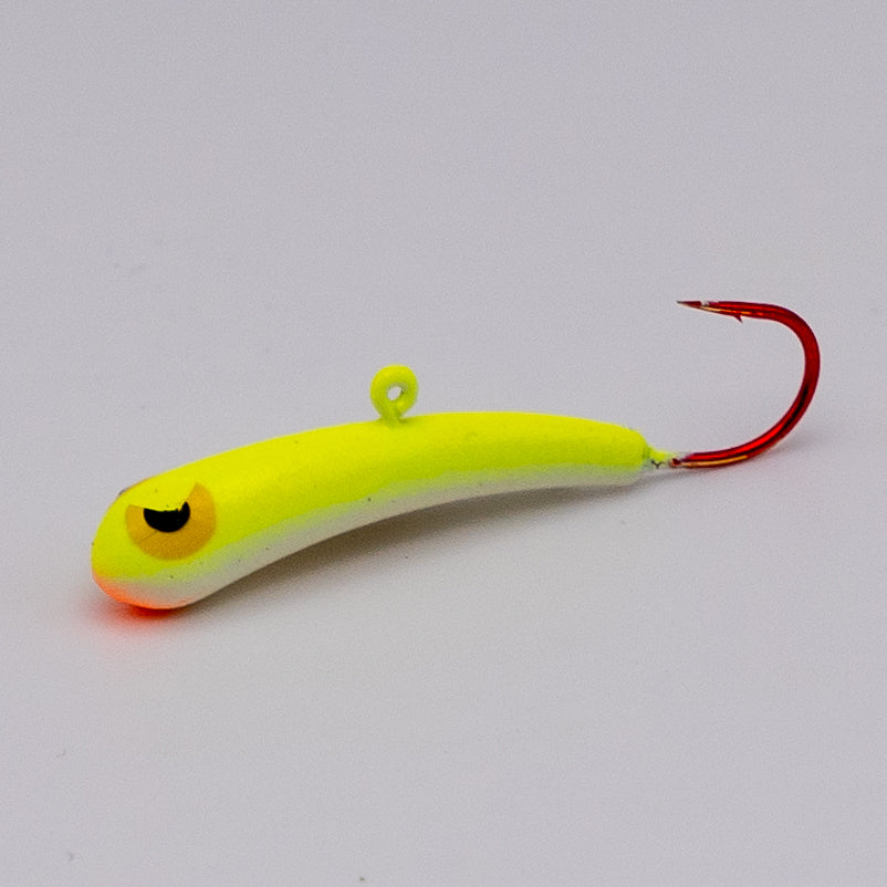 Badd Boyz Jig in Chartreuse Glow color and size BB1 1-1/4" 3/16 oz.