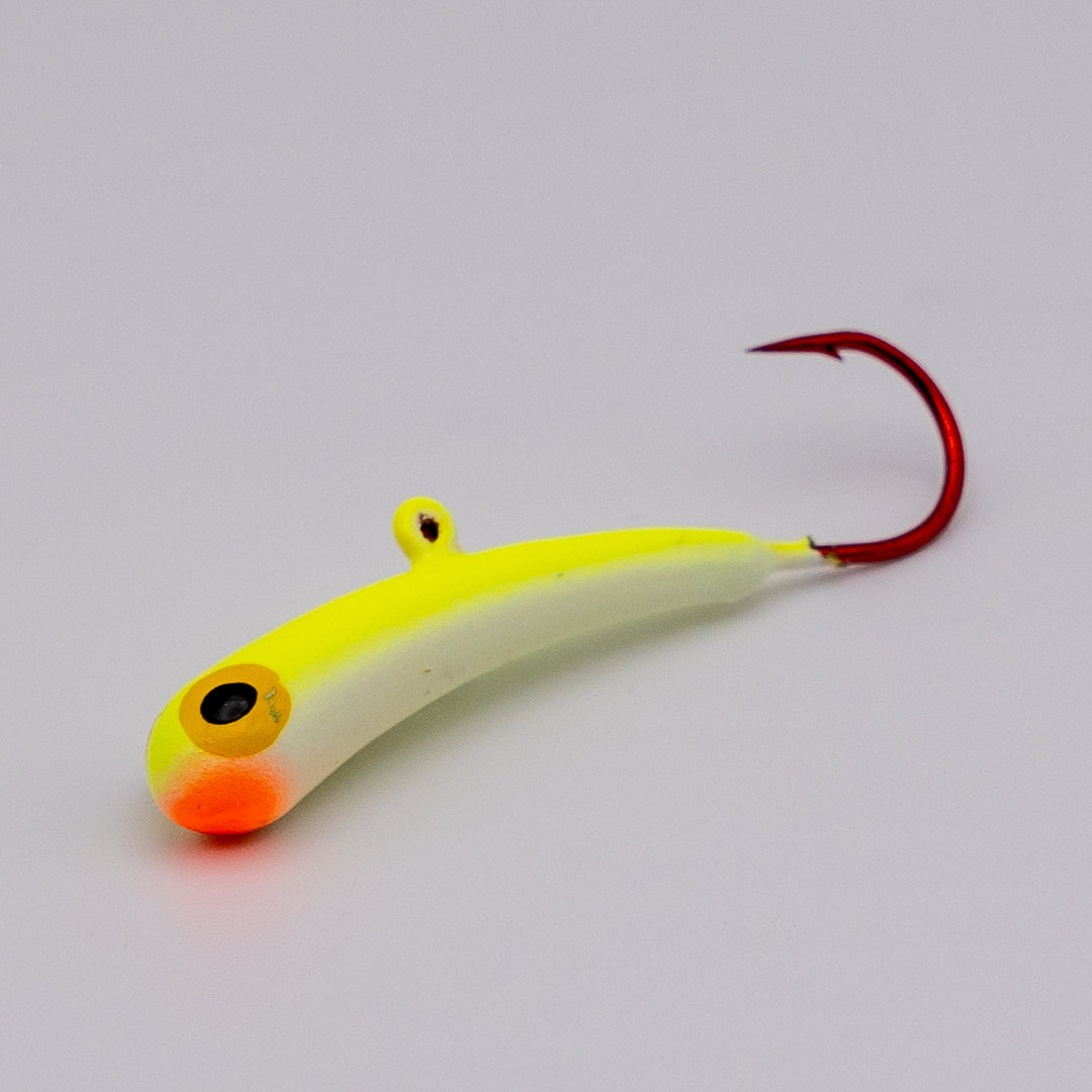 Badd Boyz Jig in Chartreuse Glow color and size BB2 2" 1/4 oz.