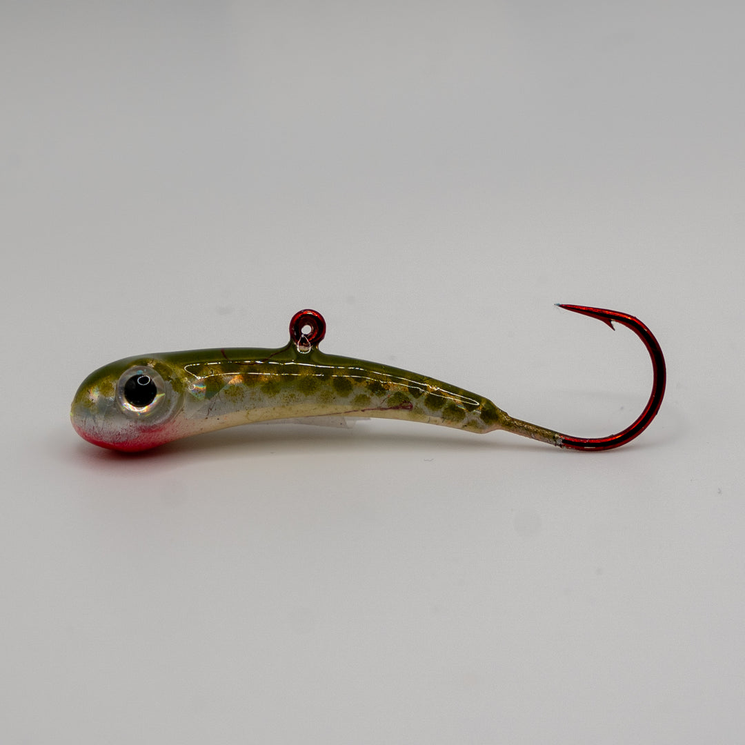 Badd Boyz Jig in Smelt Glow Holographic color and size BB3 2-1/2" 5/8 oz.