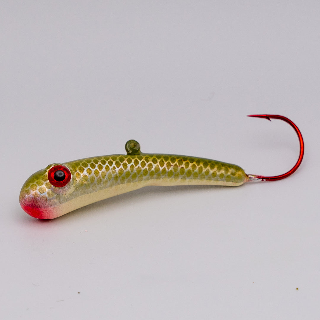 Badd Boyz Jig in Smelt Glow Holographic color and size BB4 2-5/8" 1 oz.