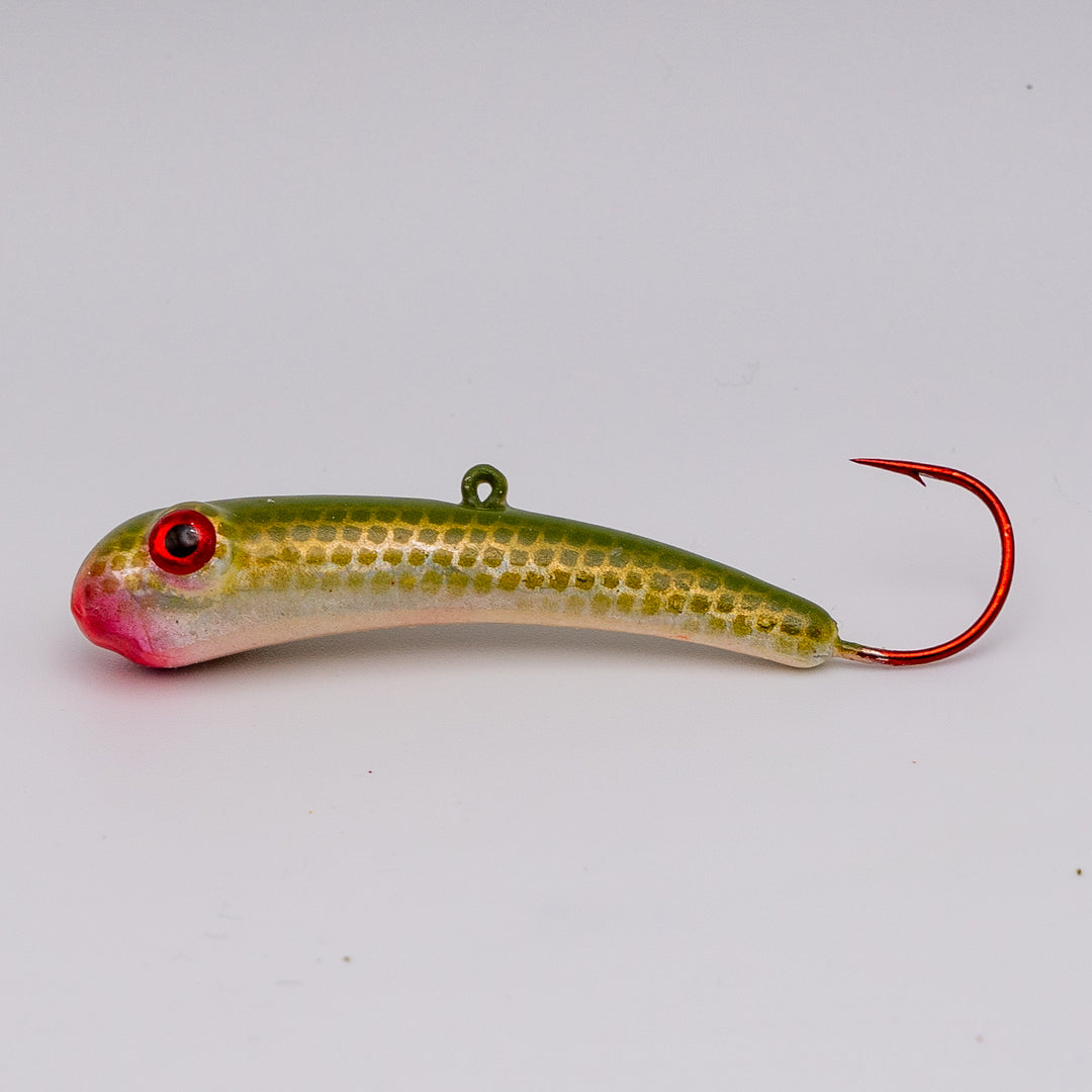 Badd Boyz Jig in Smelt Glow Holographic color and size BB5 2-3/4" 1-1/4 oz.