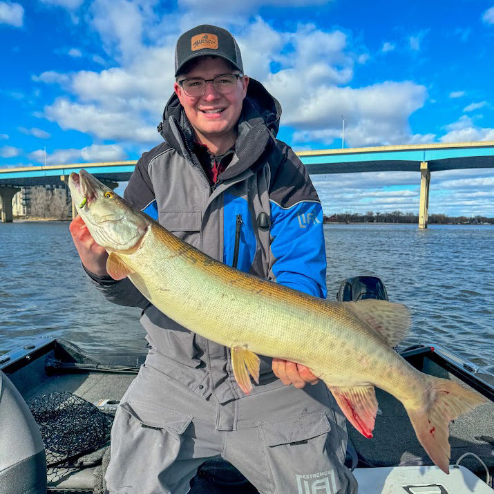 February 2024 Fishing report for the Fox River in Green Bay, WI