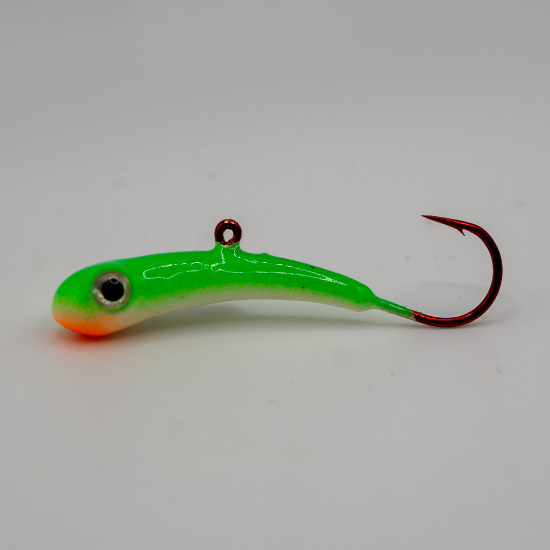bad boy ice fishing lures Badd Boyz Jigging Lure: Deadly Design for Walleye, Perch, and Whitefish Fishing! – Magz Mfg Inc